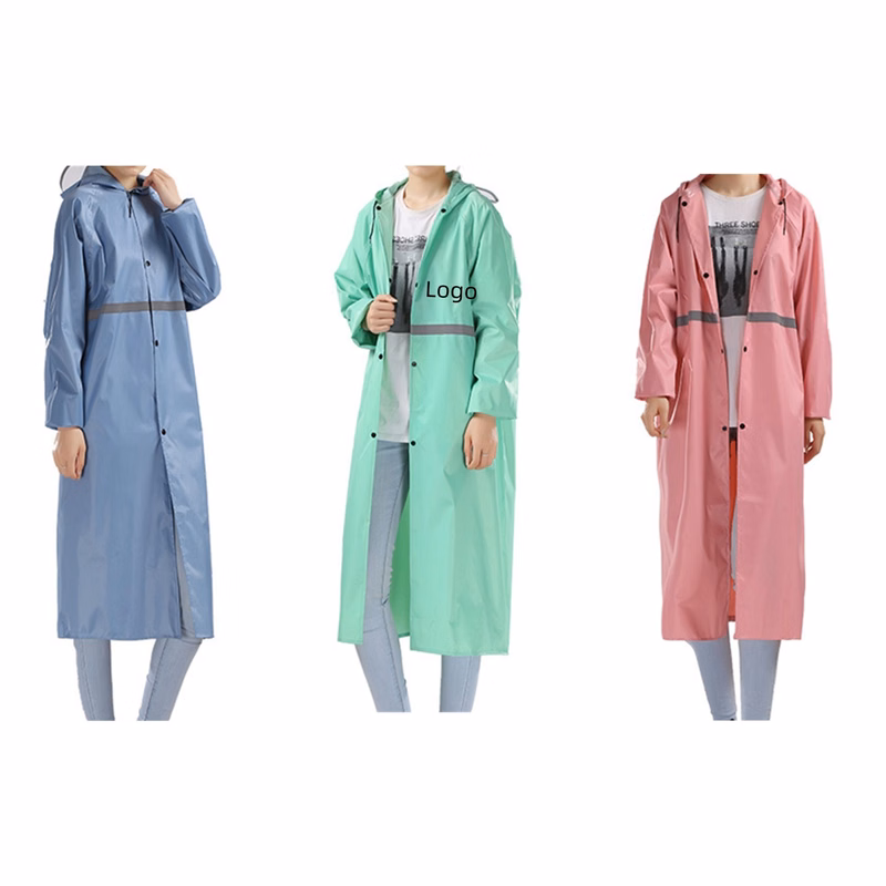 Women Waterproof Hooded Raincoat