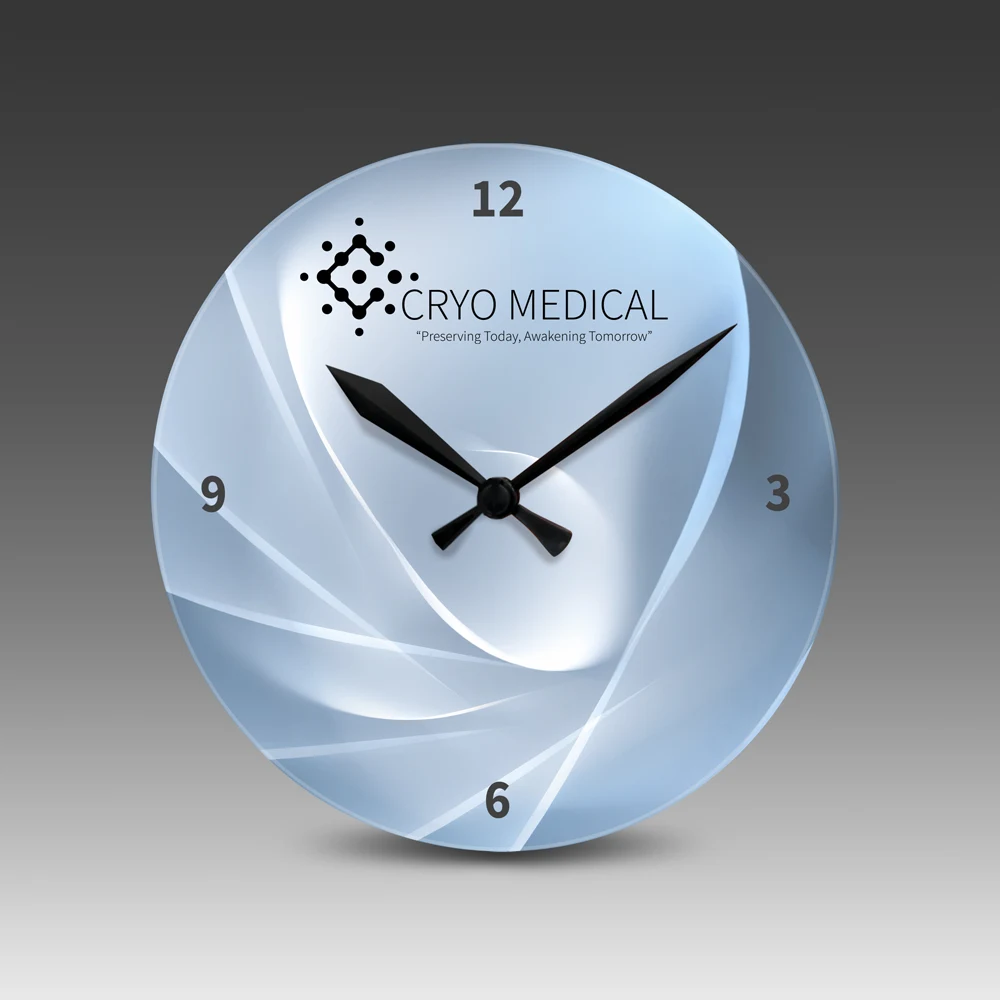 8" Round Wall Clock 1