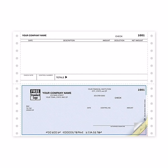 Accounts payable continuous check