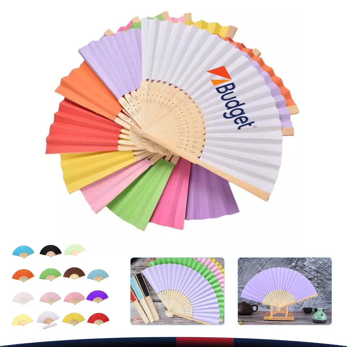 Folding Bamboo Hand Fan 1