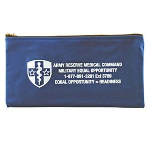 10 Oz. Colored Canvas Deluxe Deposit/ Organizer Bag (10 1/2"x5 1/2") 1