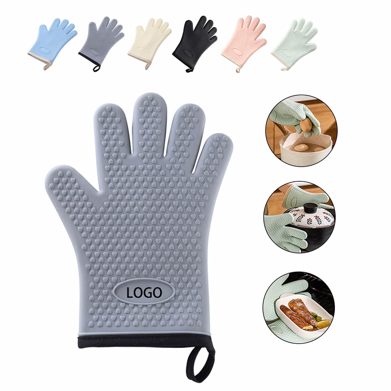 Heat-Resistant Silicone Oven Glove