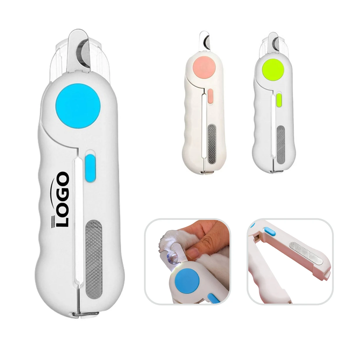 2-in-1 Dog Nail Grinder with LED Light 1