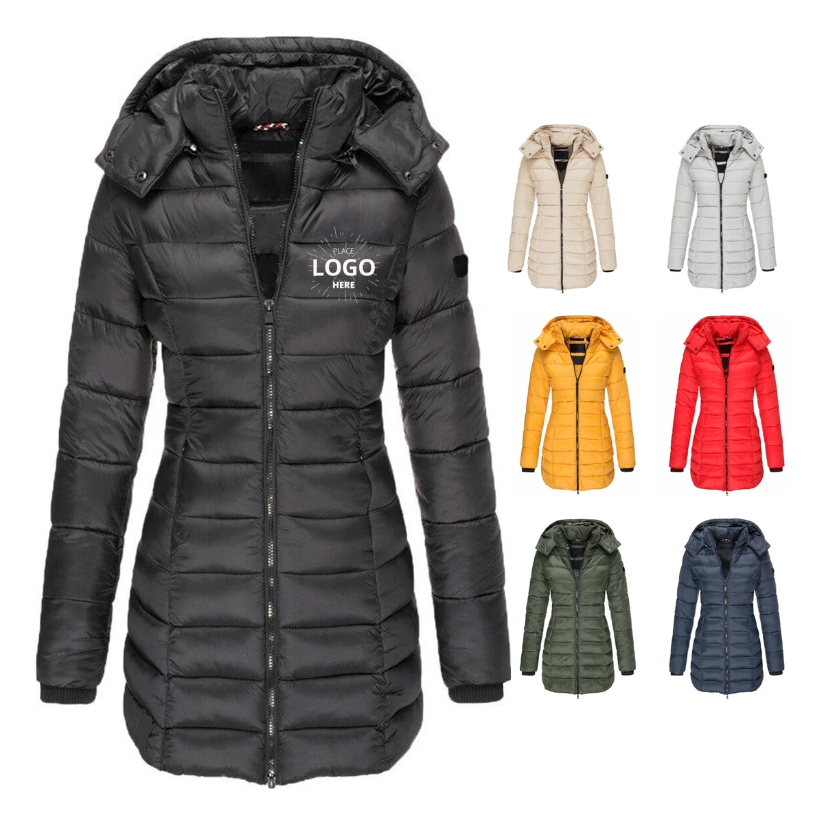 Custom Waterproof Winter Puffer Down Jacket 1