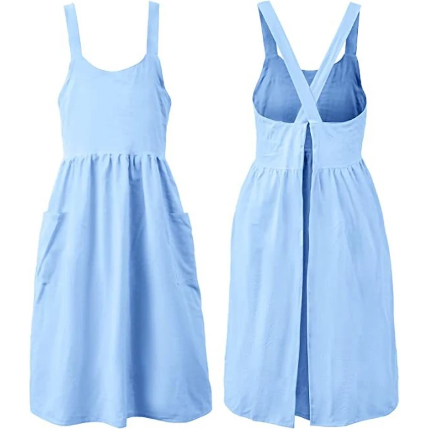 Cross Back Work Apron 1