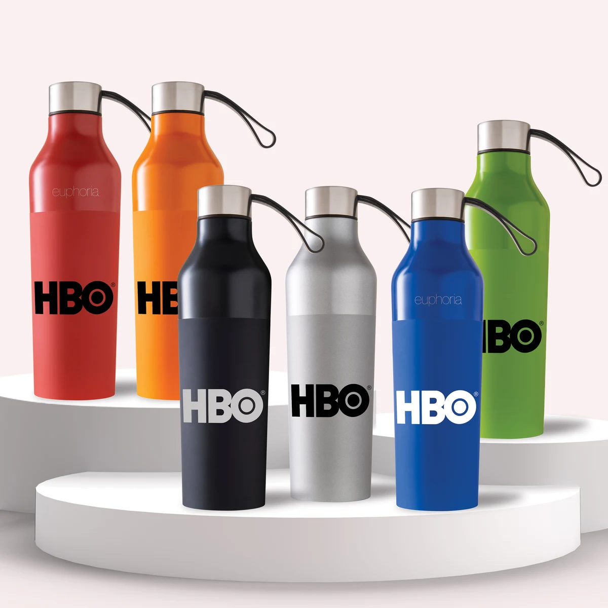 Eye Candy Double-dip 600 Ml / 20 Oz Stainless Steel Bottle, custom water bottle with logo imprint 1