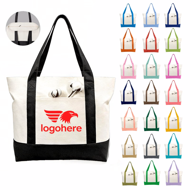 Reusable Cotton Grocery Tote Bag