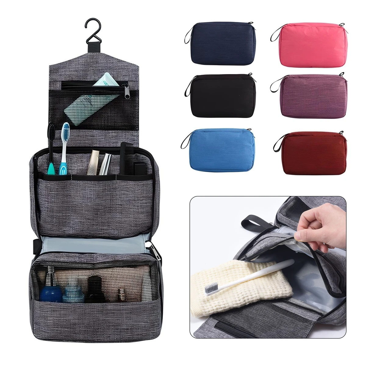 Neptum Waterproof Hanging Toiletry Bag 1