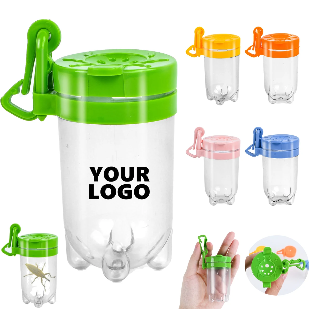 Kids Bug Catching Observation Jar With Clip 1