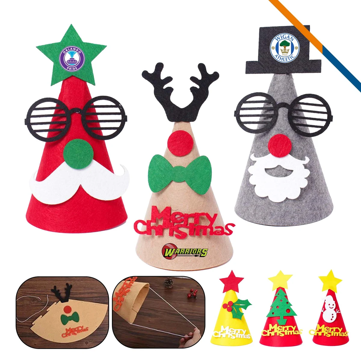 Jexin Christmas Party Hats 1