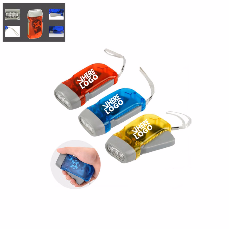 MOQ 100pcs Hand Pressed Eco Friendly Mini Flashlight