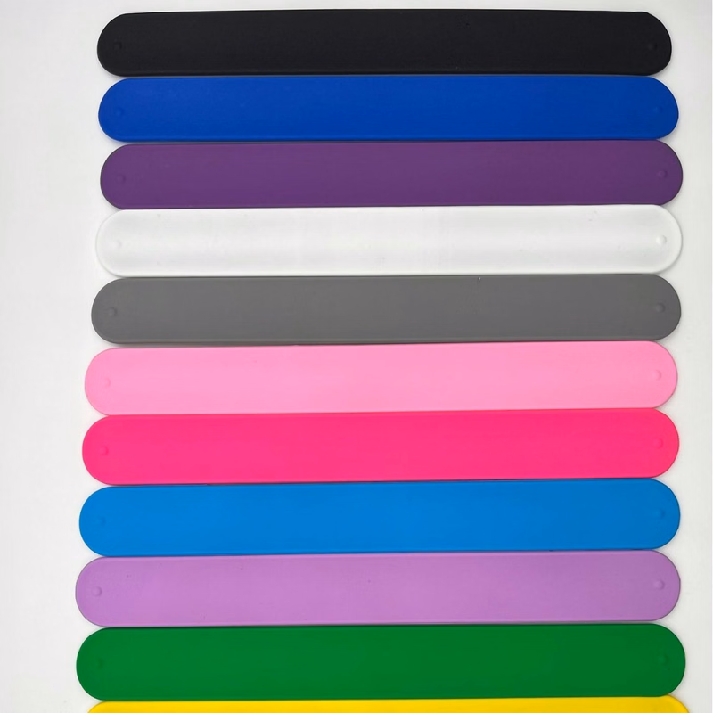 Custom Logo Silicone Slap Bracelets