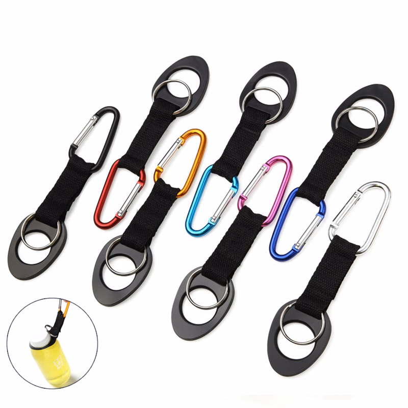 Versatile Water Bottle Holder w/Carabiner Clip