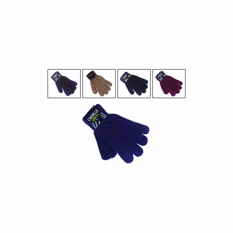 Women's Chenille Gloves Assorted
