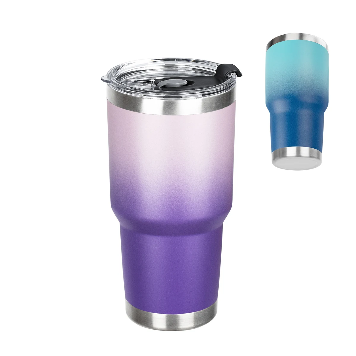 30 Oz Stainless Steel Insulated Travel Mug-Gradient 1