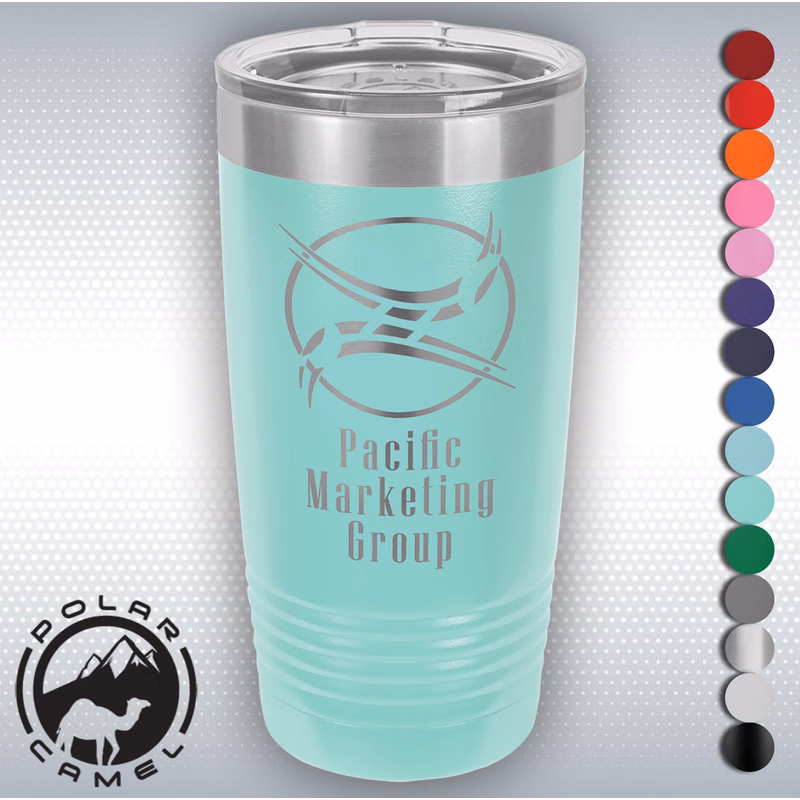 20 Oz. Maroon Red Vacuum Insulated Tumbler w/Clear Lid