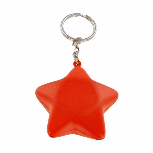 Star Stress Reliever Keyring
