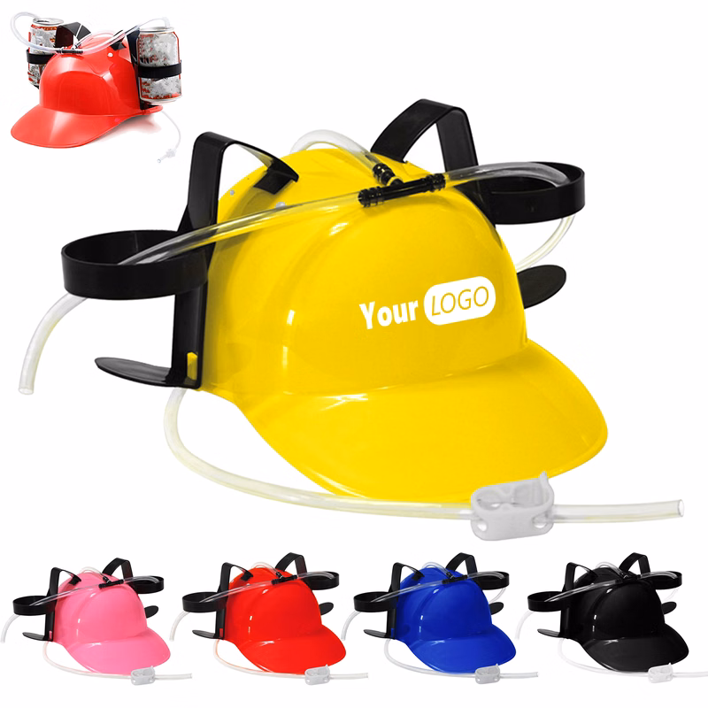 Beer Drinking Hat with Tubes