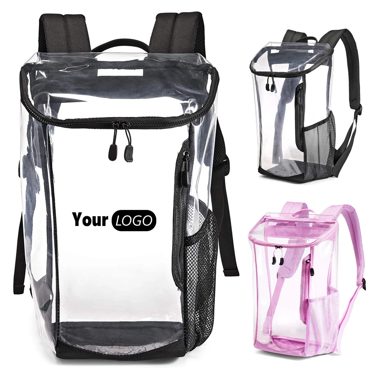 Pvc Transparent Student Backpack 1