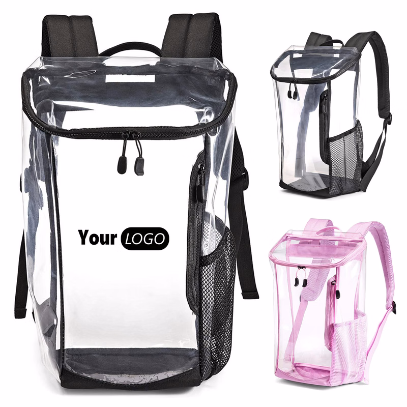 Pvc Transparent Student Backpack