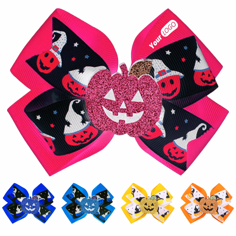 Cloth Pumpkin Hair Clip ?C Perfect For Halloween Parties