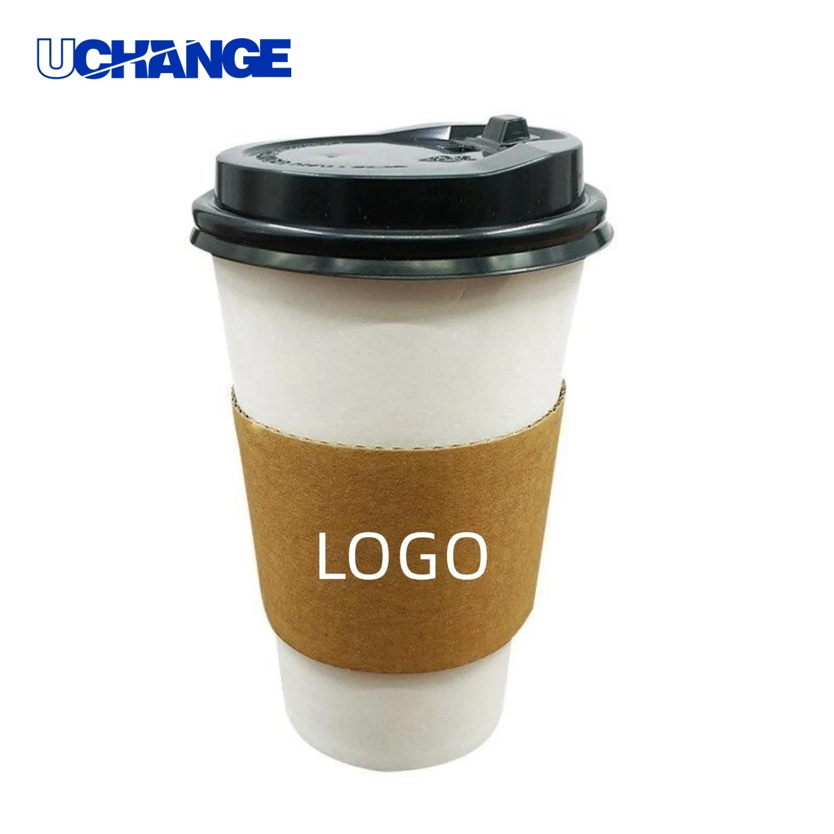 Full Color Double Layer Cup Sleeve Insulator (8oz) 1