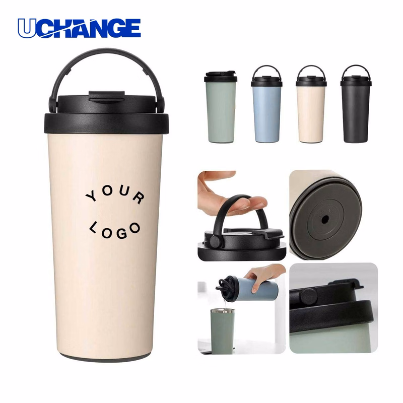 Vacuum Insulated Tumbler Drinkware 16oz with Leak Proof Lid
