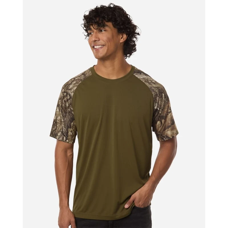 Unisex Realtree® Performance Colorblock T-Shirt - RT2103 1