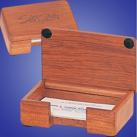 ROSEWOOD BUSINESS CARD HOLDER