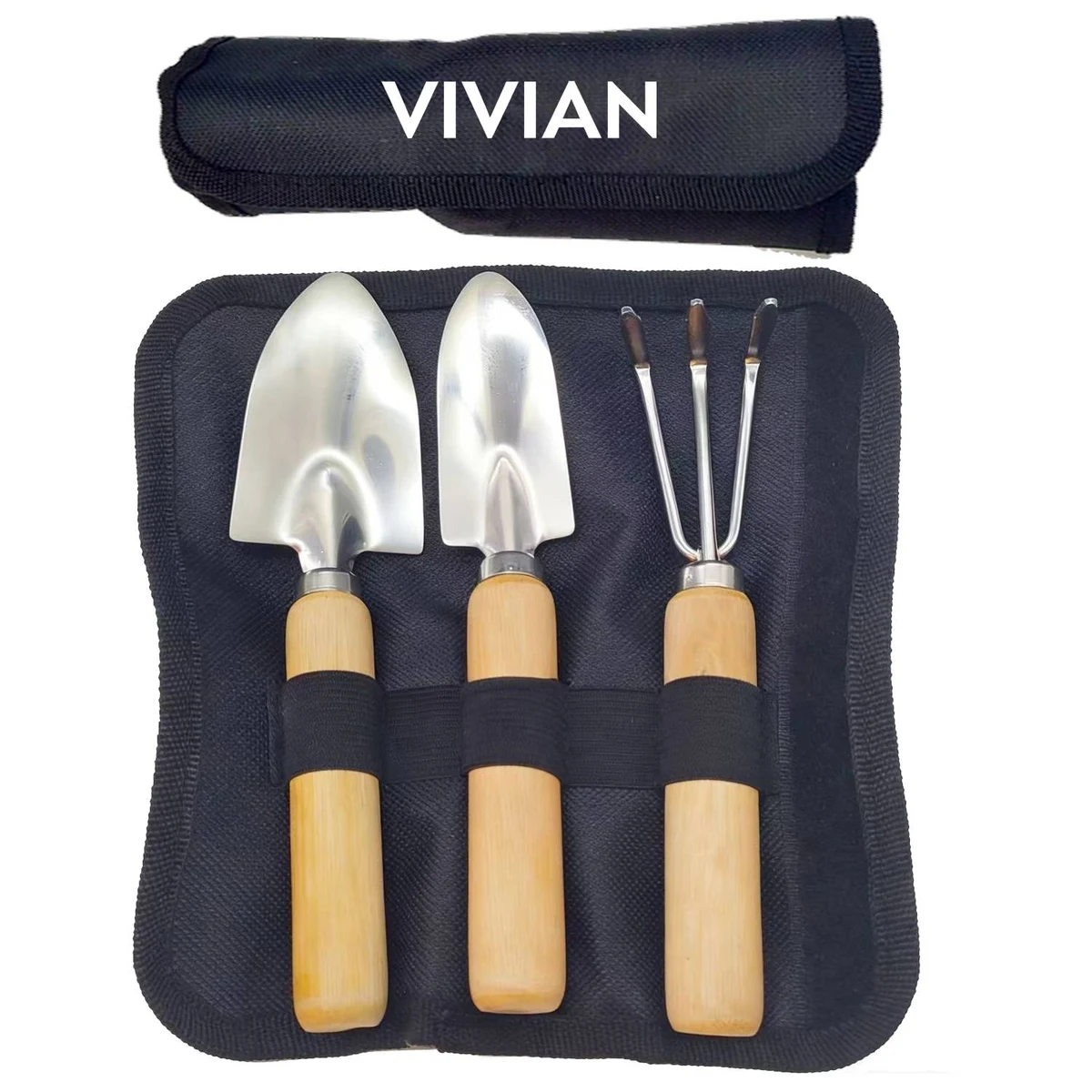 3-Piece Gardening Tool Set with Storage Bag 1