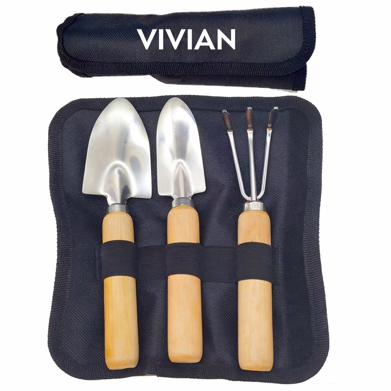 3-Piece Gardening Tool Set with Storage Bag