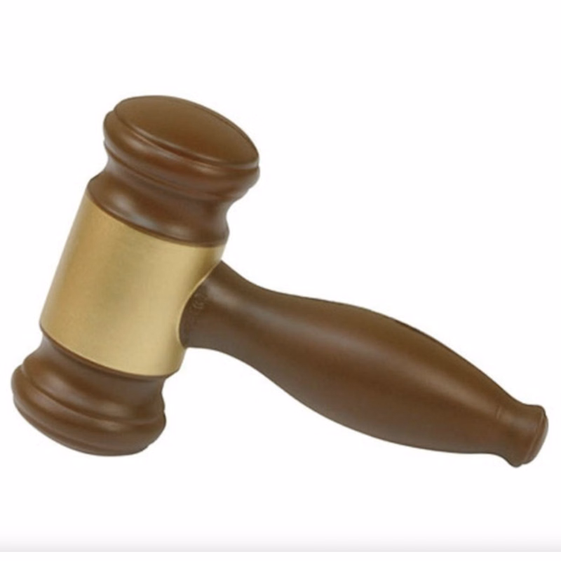 Gavel Stress Ball