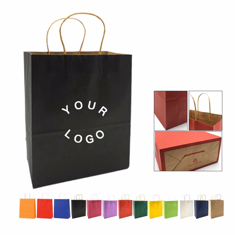 Small Kraft Paper Gift Bag 6x3.2x8.3