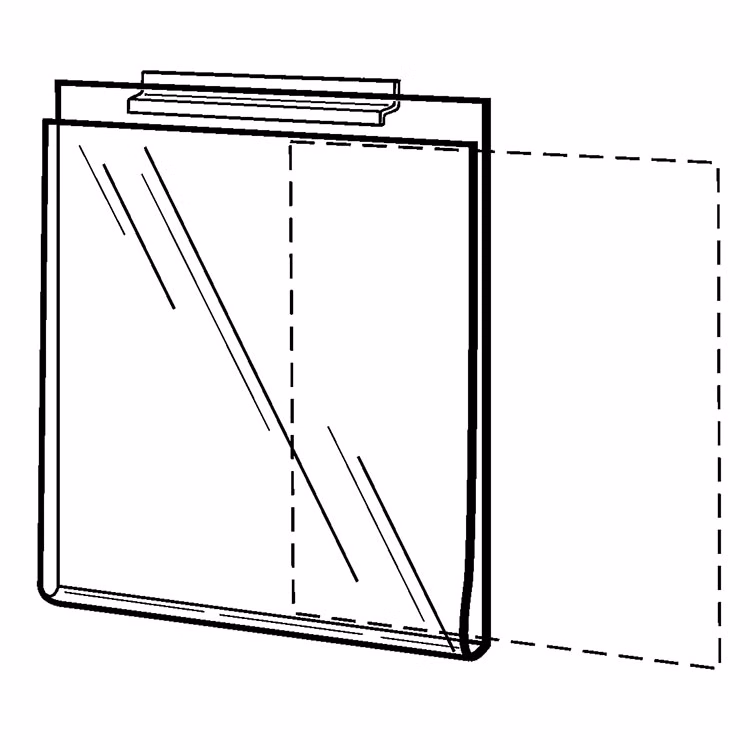 Acrylic Slatwall Sign Holder