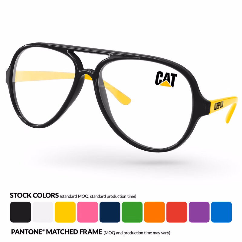 2-Tone Aviator Sport Eyeglasses