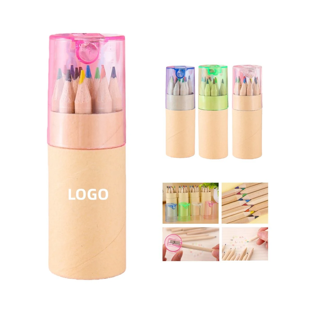 Eco-Friendly Wood Paper Colored Pencils 1