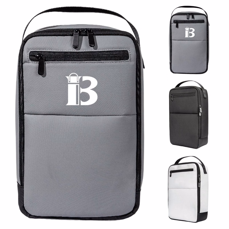 Lightweight Portable Ventilated Nylon Golf Shoe Bag