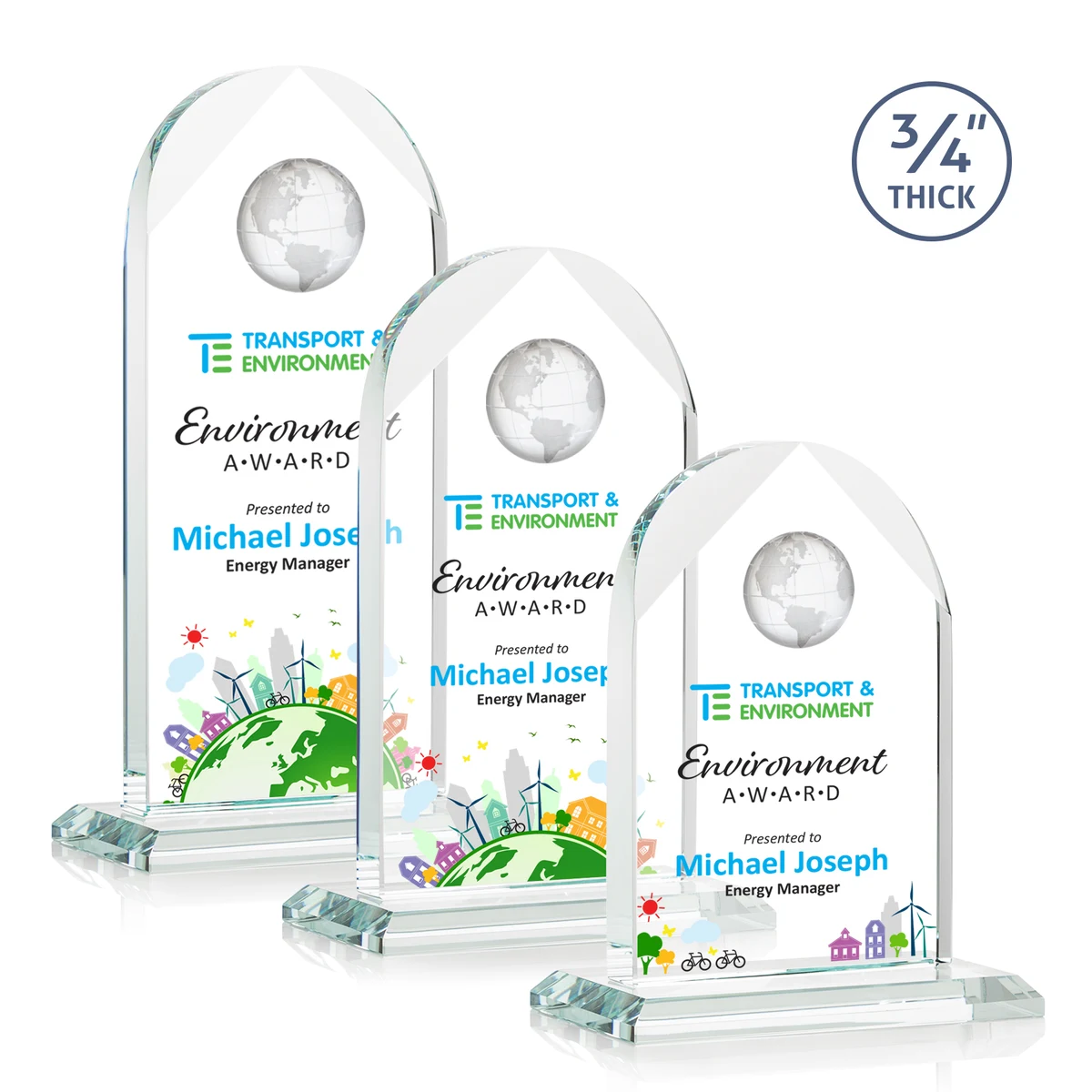 Blake Globe VividPrint™ Award - Starfire 1