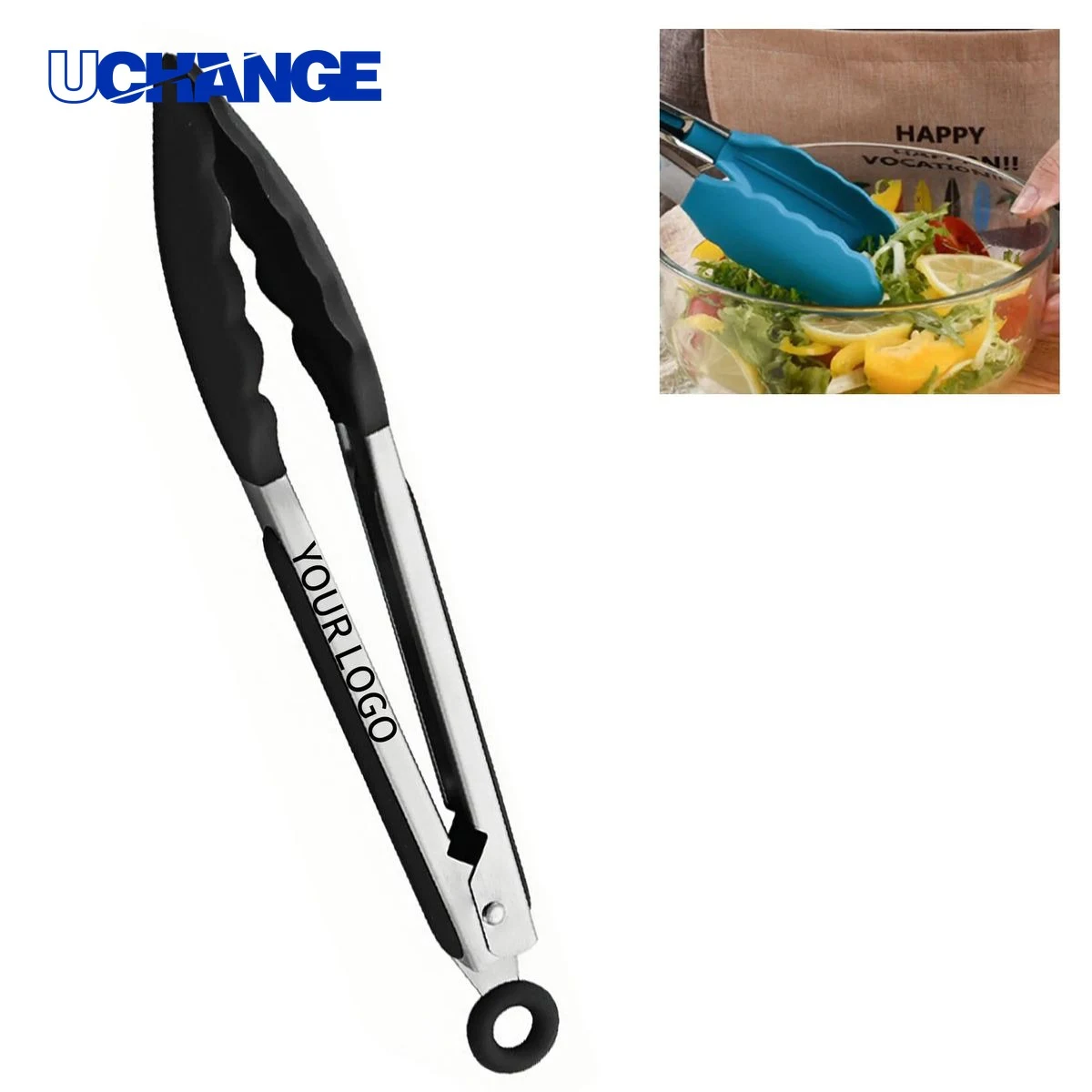 Silicone BBQ Tong Kitchen Tool 1