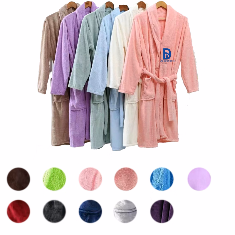 Soft Fluffy Unisex Robe with Different Sizes