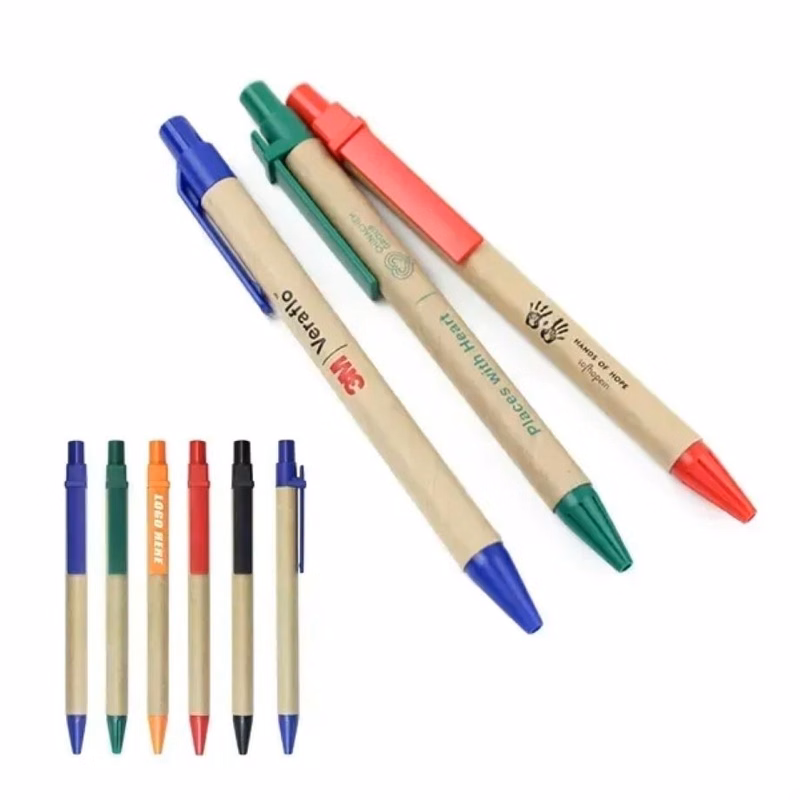 Eco Friendly Recycled Kraft Paper Ballpoint Pen