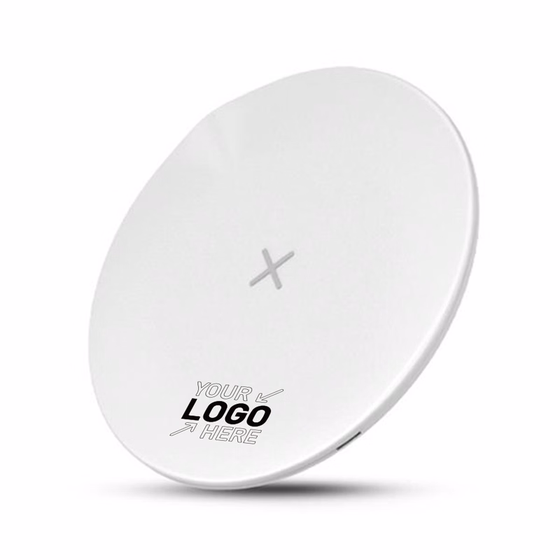 15W QI Desktop Round Mobile Phone Wireless Charger