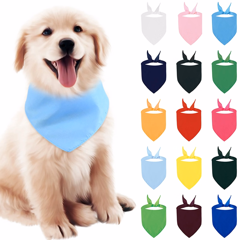 Sublimation Blank DIY Pet Bandana Triangle Dog Cat Bib
