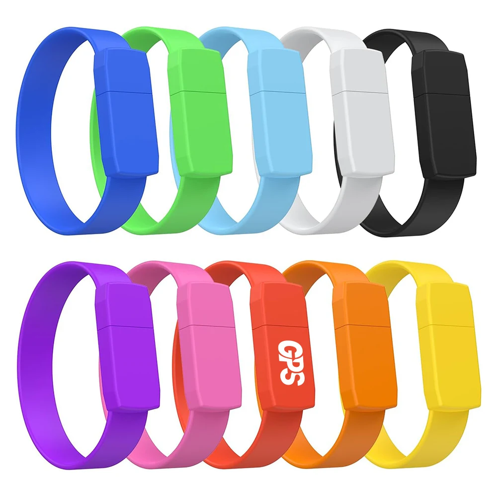 2GB-USB Sports Silicone Bracelet 1