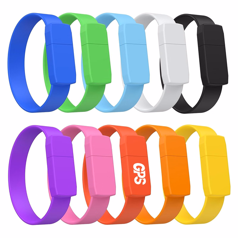 2GB-USB Sports Silicone Bracelet