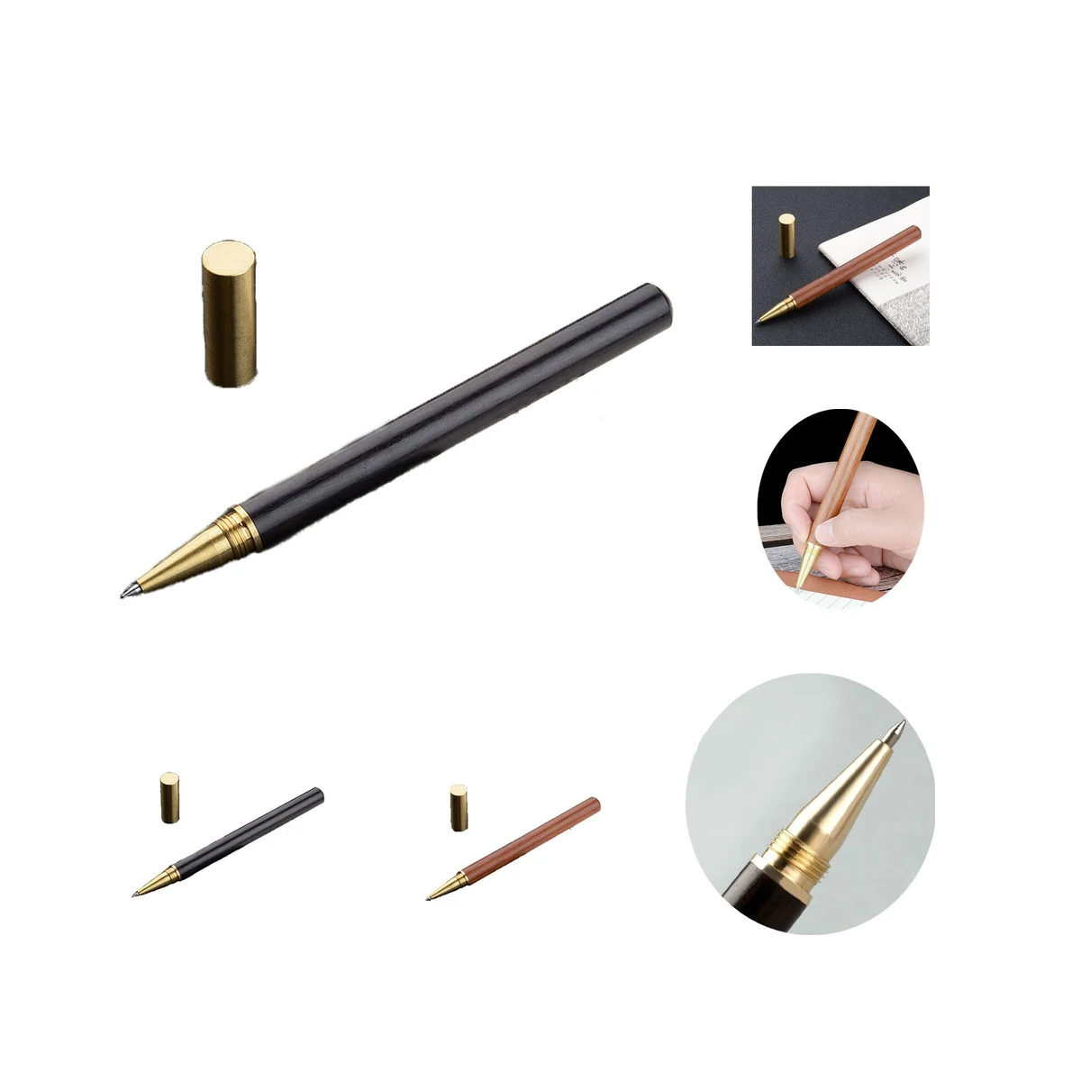 Brass Solid Wooden Metal Signature Pen 1