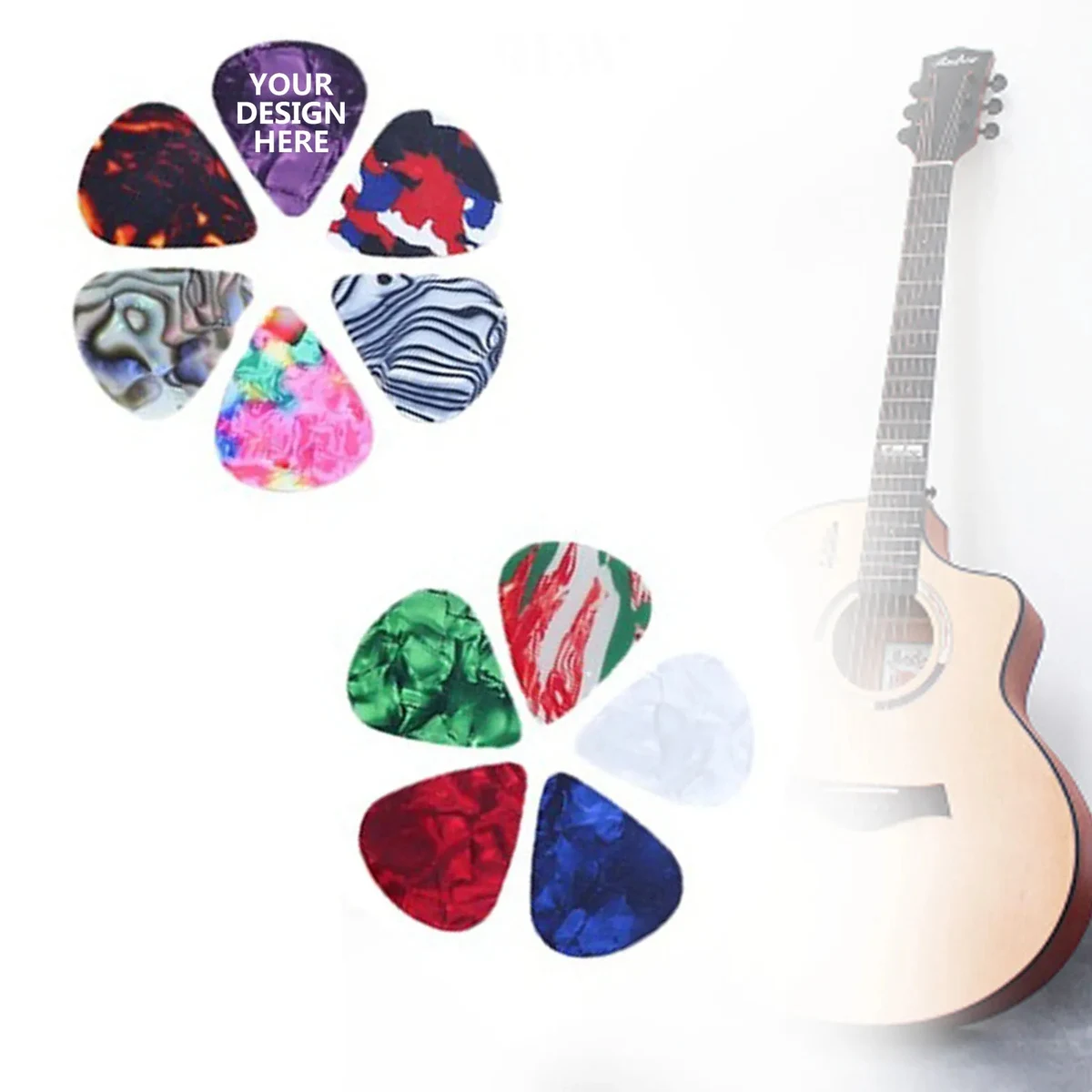 Celluloid Guitar Pick MOQ100 1