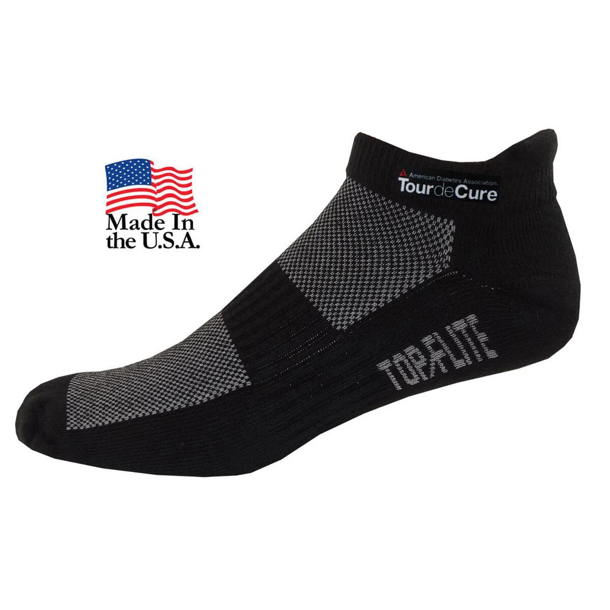 Top Flite Pull Tab Half Cushion Runners Socks 1
