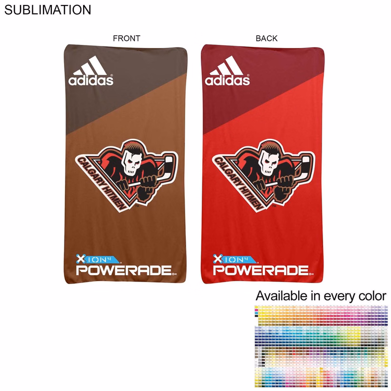 Ultra Soft and Smooth 2-Tone Microfleece Blanket, 30x60, Sublimated Edge to Edge 2 sides