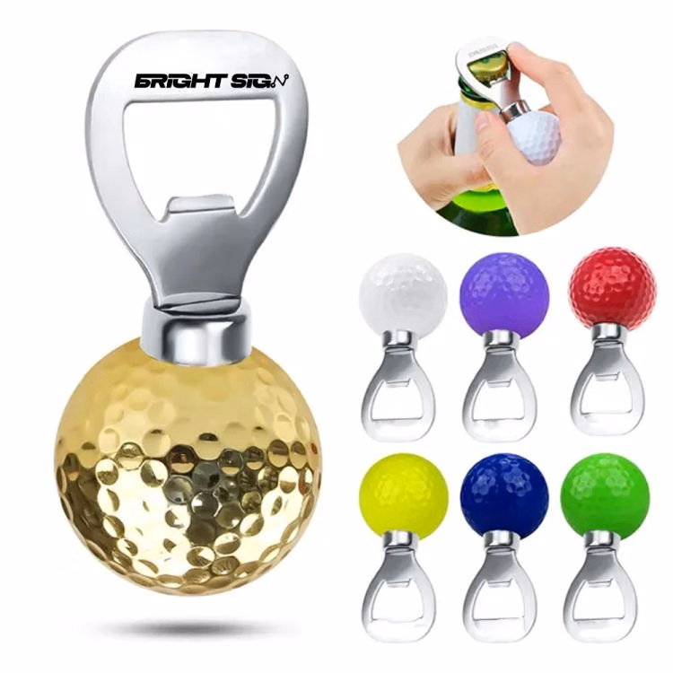 Golf Ball Grip Bottle Opener Keychain